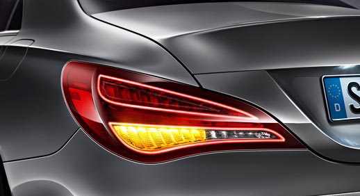 Mercedes-Benz A-class tail lights upgrade
