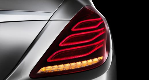Mercedes-Benz S-class tail lights upgrade